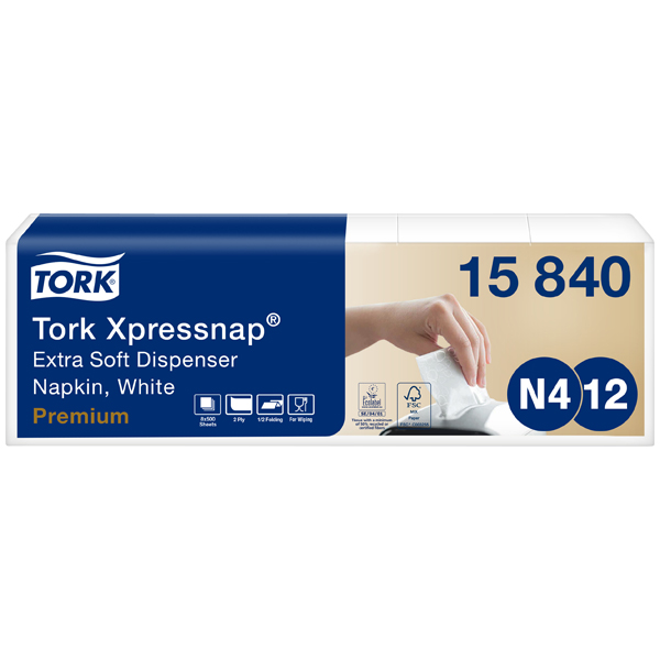 Tork Premium Servietten 21-6 x 33 cm 1-4 F