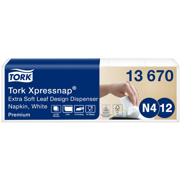 Tork Xpressnap Servietten-Tischspender - 1-4 Falzung