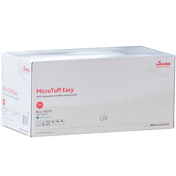 Vileda MicroTuff Easy gelb - Spenderbox 30 x 30 cm