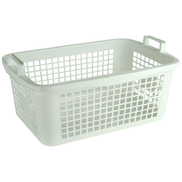 Wschekorb eckig 45 Liter weiss