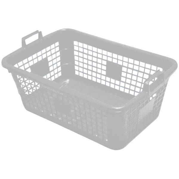 Wschekorb eckig 85 Liter weiss