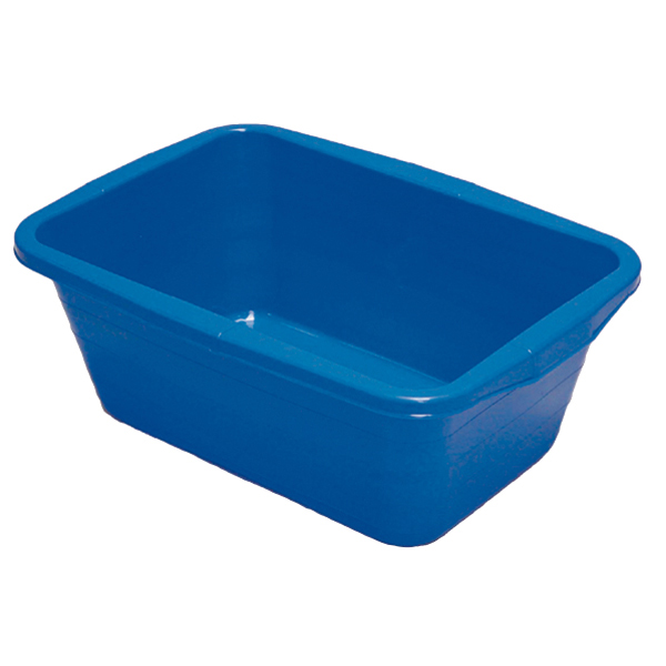 Wanne eckig 52 Liter blau